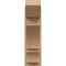 Ekena Millwork 8-in W x 20-in D x 28-in H Balboa Slat Rough Cedar Woodgrain TimberThane Outlooker, Primed Tan OUTUR080X20X28BOA24RCPR - alternate 6